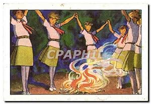 Bild des Verkufers fr Image Chocolat Suchard Scout Scoutisme Jamboree La danse au feu zum Verkauf von CPAPHIL
