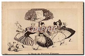 Image du vendeur pour Carte Postale Ancienne La ronde des Provinces franaises Femmes Alsace mis en vente par CPAPHIL