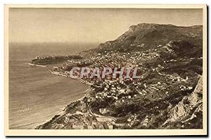 Carte Postale Ancienne Monte Carlo Panorama Sur Monte Carlo et Monaco La tete de chien