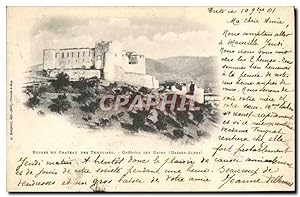 Carte Postale Ancienne Greoux Les Bains Ruines Du Château