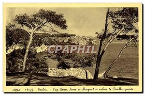 Carte Postale Ancienne Adia Toulon Cap Brun Anse De Magaud et rochers de Ste Marguerite