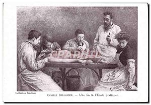 Seller image for Carte Postale Ancienne Camille Bellanger Une fin a l'cole pratique for sale by CPAPHIL