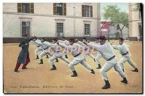 Image du vendeur pour Carte Postale Ancienne Infanterie Exercice de boxe mis en vente par CPAPHIL