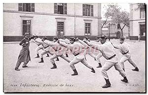 Image du vendeur pour Carte Postale Ancienne Infanterie Exercice de boxe mis en vente par CPAPHIL