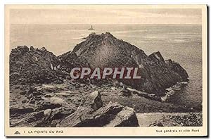 Bild des Verkufers fr Carte Postale Ancienne Pointe Du Raz La Baie vue gnrale et cote Nord zum Verkauf von CPAPHIL