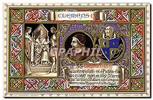 Carte Postale Ancienne Pape Clement IX