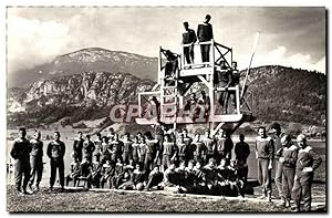 Carte Postale Moderne Centre sportif Gillette Stage des Jeunes Espoirs français a Angon Talloires