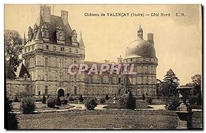 Carte Postale Ancienne Château de Valencay Cote Nord