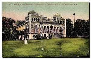 Image du vendeur pour Carte Postale Ancienne Astronomie Paris Parc Montsouris Observatoire mis en vente par CPAPHIL