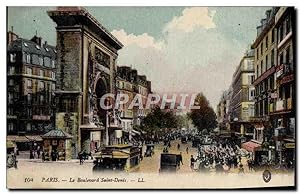 Carte Postale Ancienne Paris Le Boulevard Saint Denis