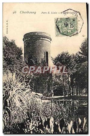 Image du vendeur pour Carte Postale Ancienne Astronomie Cherbourg Parc E Liais Observatoire mis en vente par CPAPHIL