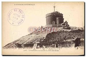 Image du vendeur pour Carte Postale Ancienne Astronomie Auvergne L'Observatoire au sommet du Puy de Dome mis en vente par CPAPHIL