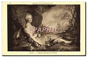 Image du vendeur pour Carte Postale Ancienne Tir a l'arc Nattier Madame Adelaide de France Musee de Versailles mis en vente par CPAPHIL