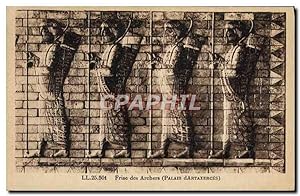 Image du vendeur pour Carte Postale Ancienne Tir a l'arc Frise des archers palais d'Artaxerces mis en vente par CPAPHIL