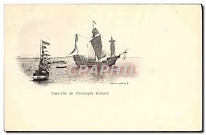 Image du vendeur pour Carte Postale Ancienne Bateau Caravelle de Christophe Colomb mis en vente par CPAPHIL