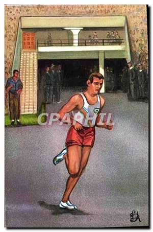 Image du vendeur pour Carte Postale Ancienne Athletisme Jeux Olympiques Los Angeles Marathon Berlin Londres Helsinki Melbourne Rome Tokyo Mexico mis en vente par CPAPHIL