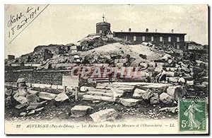 Image du vendeur pour Carte Postale Ancienne Astronomie Auvergne Les ruines du temple de Mercure et l'Observatoire mis en vente par CPAPHIL