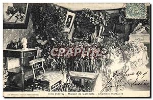 Seller image for Carte Postale Ancienne Ville d'Avray Maison de Gambetta Chambre mortuaire for sale by CPAPHIL