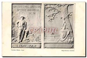 Carte Postale Ancienne Concours national Fête annuelle de tir Lyon 1904