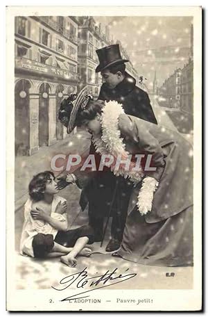 Image du vendeur pour Carte Postale Ancienne Fantaisie L'adoption Enfant mis en vente par CPAPHIL