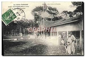 Carte Postale Ancienne Arcachon Moulleau Le tir aux pigeons