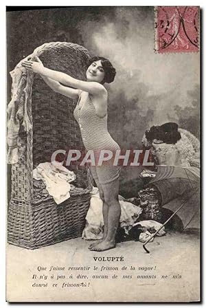 Imagen del vendedor de Carte Postale Ancienne Maillot de Bain Folklore Femme Volupte a la venta por CPAPHIL