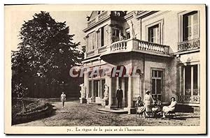 Carte Postale Ancienne Le regne de la paix et de l'harmonie