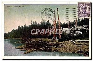 Carte Postale Ancienne Kassan Alaska Indiens