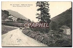 Carte Postale Ancienne forêt Vosges Vallée des Chavons Maison forestiere de Haie Labbe