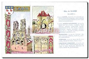 Carte Postale Ancienne Aisne Laon