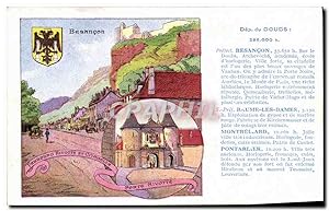 Carte Postale Ancienne Doubs Besancon