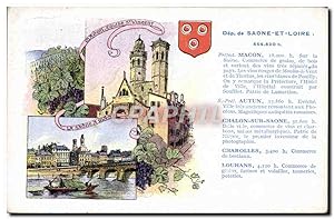 Carte Postale Ancienne Saone et Loire Macon