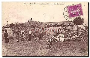 Carte Postale Ancienne Les travaux champetres La fenaison TOP