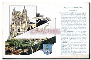 Carte Postale Ancienne Charente Angouleme