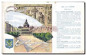 Carte Postale Ancienne Loire Saint Etienne
