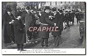 Carte Postale Ancienne Paris 1er mai 1906 Place du Château d'Eau M Lepine fournit a M Bouvier des...