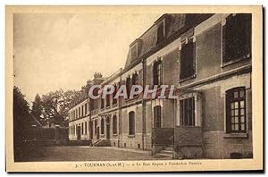 Carte Postale Ancienne Fondation Pereire Tournan en Brie Le Bon repos