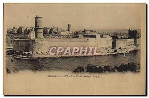 Carte Postale Ancienne Marseille Le Fort Saint Jean