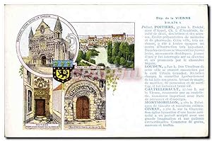 Carte Postale Ancienne Vienne Poitiers Lion