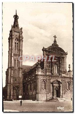 Carte Postale Ancienne Cambrai L'église Notre Dame