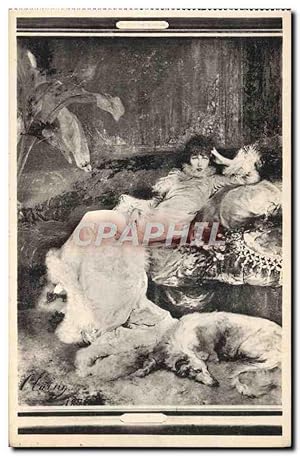 Carte Postale Ancienne Palais des Beaux Arts de la Ville de Paris Sarah Bernhardt Clairin