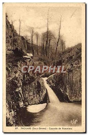 Carte Postale Ancienne Thouars Cascade de Pommiers