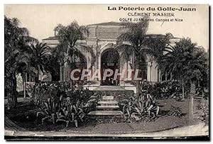 Carte Postale Ancienne Potier Poterie Les poteries du Golfe Juan Clement Massier Cannes Nice