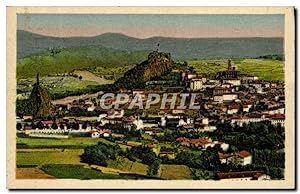 Carte Postale Ancienne Le Puy vue Prise De La Cote Rochearnaud