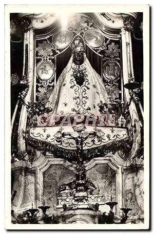 Carte Postale Ancienne Le Puy Statue de la Vierge Noire au dessous du Maitre Autel de la cathédra...