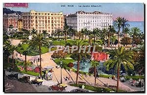 Carte Postale Ancienne Nice Le Jardin Albert 1er