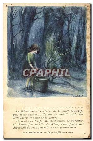 Seller image for Carte Postale Ancienne Fantaisie Illustrateur Poulbot Victor Hugo Les Miserables for sale by CPAPHIL