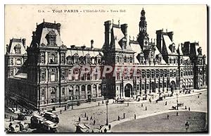 Carte Postale Ancienne Paris L'Hôtel de Ville