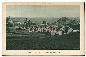 Carte Postale Ancienne Le Puy Velay vue générale