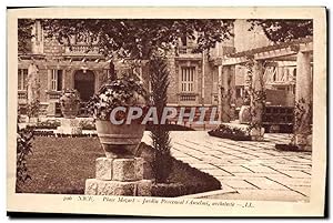 Carte Postale Ancienne Nice Place Mozart Jardin Provencal